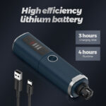 Silent Electric Pet Nail Grinder for Dogs & Cats – 10,000 RPM, LED Light, USB Rechargeable - Image 5