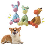 Wholesale Colorful Dog Chew Squeaky Toy – Sound Paper Interactive Pet Toy (Custom Colors)