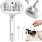 Wet Steamy Cat Brush Dog Pet Hair Remover Comb Brush with Water Tank Cat Cleaner Brush for Shedding Pet Grooming Product