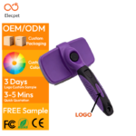 Elecpet OEM & ODM Manufacturer Cat Dog Pet Hair Grooming Shedding Self Cleaning Slicker Brush Products Cat Combing