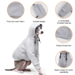 Custom Luxury “Love My Whippet” Dog Hoodie – Cotton-Polyester Spring Apparel for Whippets & Greyhounds (Wholesale) - Image 2