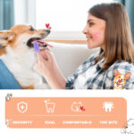 OEM Soft Silicone Pet Finger Dental Toothbrush for Dog Teeth Cleaning Grooming Tool for Effective Pet Teeth Brushing - Image 2