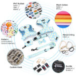 Customized Cow Print Dog Harness & Leash Set – Personalized Logo Pet Collars, Leashes & Harnesses (Wholesale) - Image 3