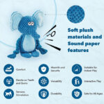 Squeaky Plush Dog Chew Toy – Stuffed Animal Sound Toy for Puppies & Interactive Play (Wholesale) - Image 3