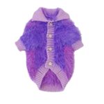 Designer Winter Knitted Wool Pet Sweater – Cold-Proof Fleece Apparel for Small & Medium Dogs and Cats (Wholesale) - Image 4