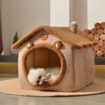 Foldable Pet House with Removable Washable Cover – Cozy Cat & Puppy Cave Sofa Bed (Wholesale) - Image 4