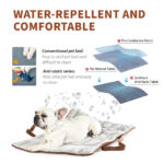 3-in-1 Quilted Pet Carrier Shoulder Bag – Water-Repellent Anti-Static Dog & Cat Travel Bag (Wholesale) - Image 4