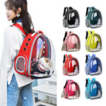 Wholesale Capsule Transparent Pet Travel Carrier – Colorful Outdoor Cat & Dog Transport Bag - Image 4