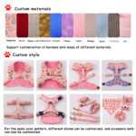 OKEYPETS Custom Designer Neoprene Pet Dog Harness Backpack – Eco-Friendly Fashion Animal Print (Wholesale) - Image 4