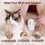 Wet Steamy Cat Brush Dog Pet Hair Remover Comb Brush with Water Tank Cat Cleaner Brush for Shedding Pet Grooming Product - Image 4