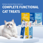 The Best Selling Wet Cat Food Pack of 15g Healthy Lickable Cat Treats for Skin & Coat Care - Image 4