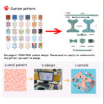 OKEYPETS Custom Designer Neoprene Pet Dog Harness Backpack – Eco-Friendly Fashion Animal Print (Wholesale) - Image 5