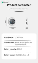 Portable Anti-Loss Pet GPS Smart Tag – Apple Find My Compatible Real-Time Tracker (Wholesale) - Image 5