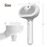 Wet Steamy Cat Brush Dog Pet Hair Remover Comb Brush with Water Tank Cat Cleaner Brush for Shedding Pet Grooming Product - Image 6