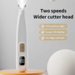 Wholesale Custom Low Noise Portable Cordless Rechargeable LED Light Cat Electric Grooming Clippers for Dog Paw Pet Hair Trimmer - Image 6