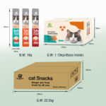 Plant Supplier 15g OEM ODM Natural Tuna Wholesale Cat Strips Snacks Treats Pet Wet Food - Image 6