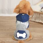 Fall & Winter Color-Block Padded Pet Sweater – Thick Warm Apparel for Dogs (Wholesale) - Image 2